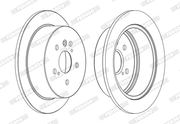 Brzdový kotúč FERODO
