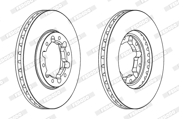 Brzdový kotúč FERODO
