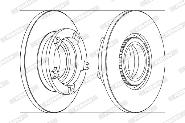 Brzdový kotúč FERODO