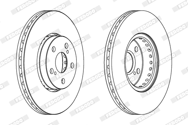 Brzdový kotúč FERODO