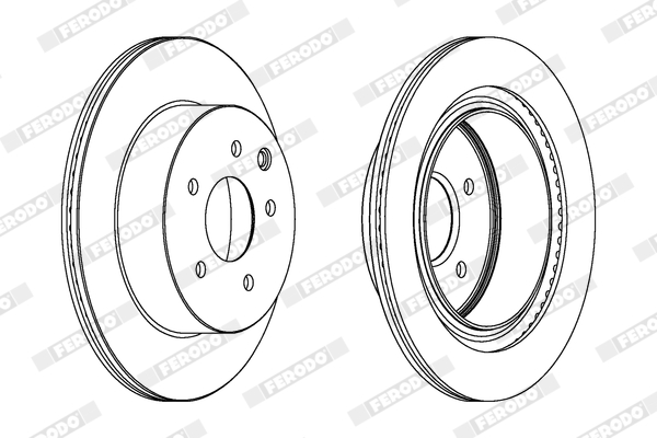 Brzdový kotúč FERODO