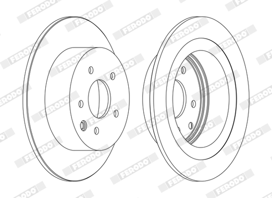 Brzdový kotúč FERODO