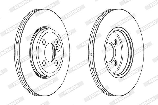 Brzdový kotúč FERODO