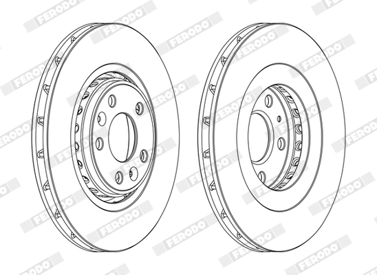 Brzdový kotúč FERODO