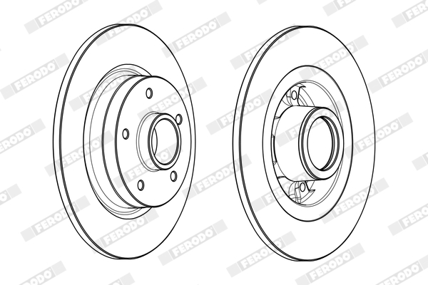 Brzdový kotúč FERODO