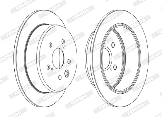 Brzdový kotúč FERODO