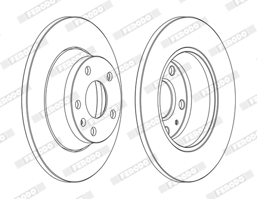Brzdový kotúč FERODO