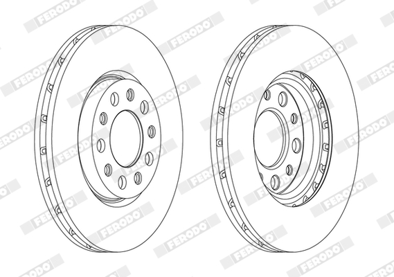 Brzdový kotúč FERODO