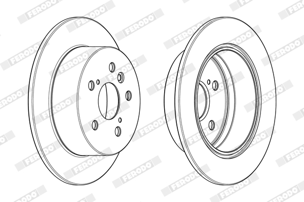 Brzdový kotúč FERODO