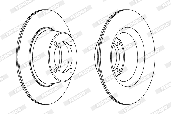 Brzdový kotúč FERODO