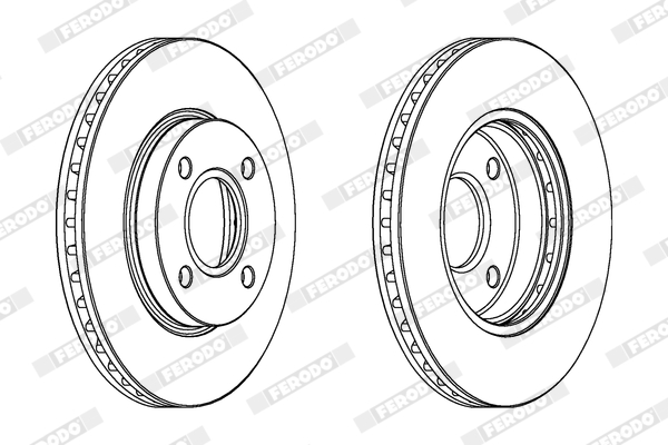 Brzdový kotúč FERODO