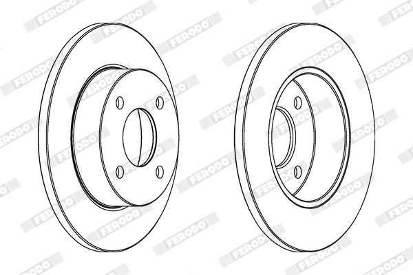 Brzdový kotúč FERODO