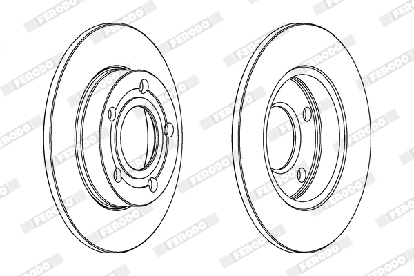 Brzdový kotúč FERODO