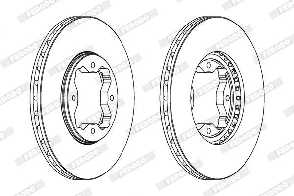 Brzdový kotúč FERODO