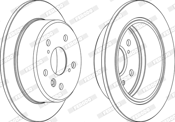 Brzdový kotúč FERODO