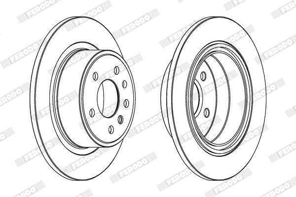 Brzdový kotúč FERODO