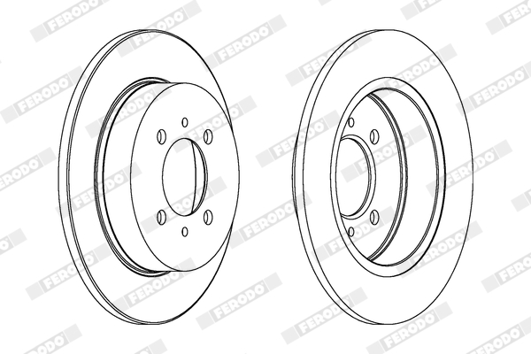 Brzdový kotúč FERODO