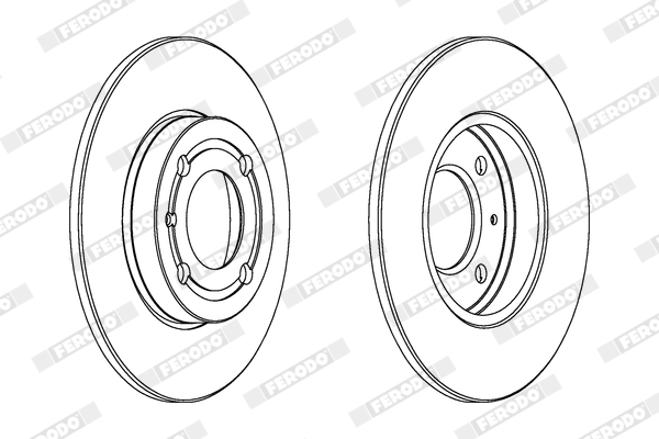 Brzdový kotúč FERODO