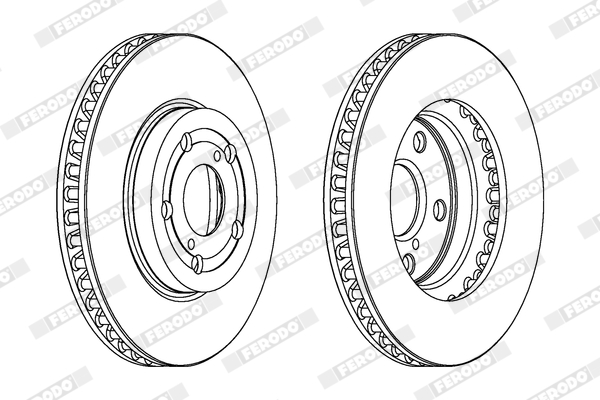 Brzdový kotúč FERODO