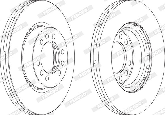 Brzdový kotúč FERODO