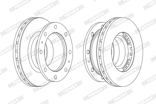 Brzdový kotúč FERODO