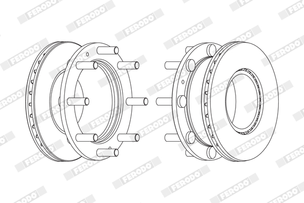 Brzdový kotúč FERODO