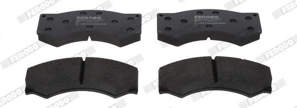 Sada brzdových platničiek kotúčovej brzdy FERODO