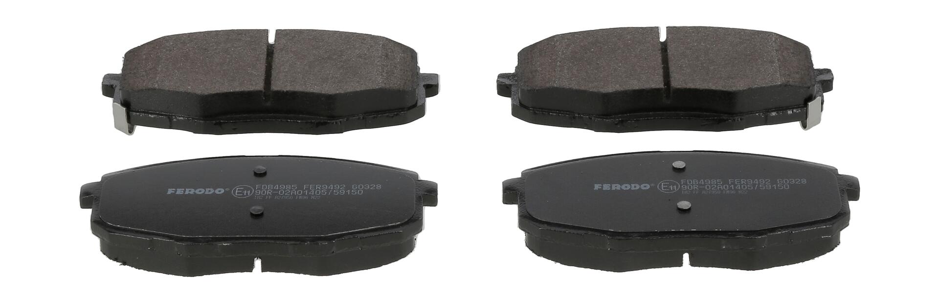 Sada brzdových platničiek kotúčovej brzdy FERODO