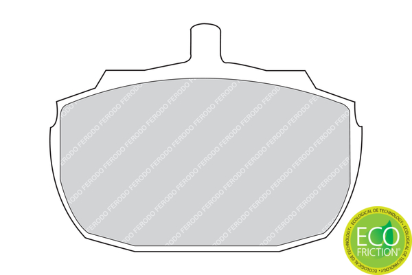 Sada brzdových platničiek kotúčovej brzdy FERODO