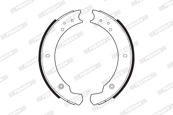 Sada brzdových čeľustí FERODO