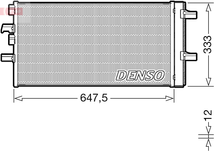 Kondenzátor klimatizácie DENSO