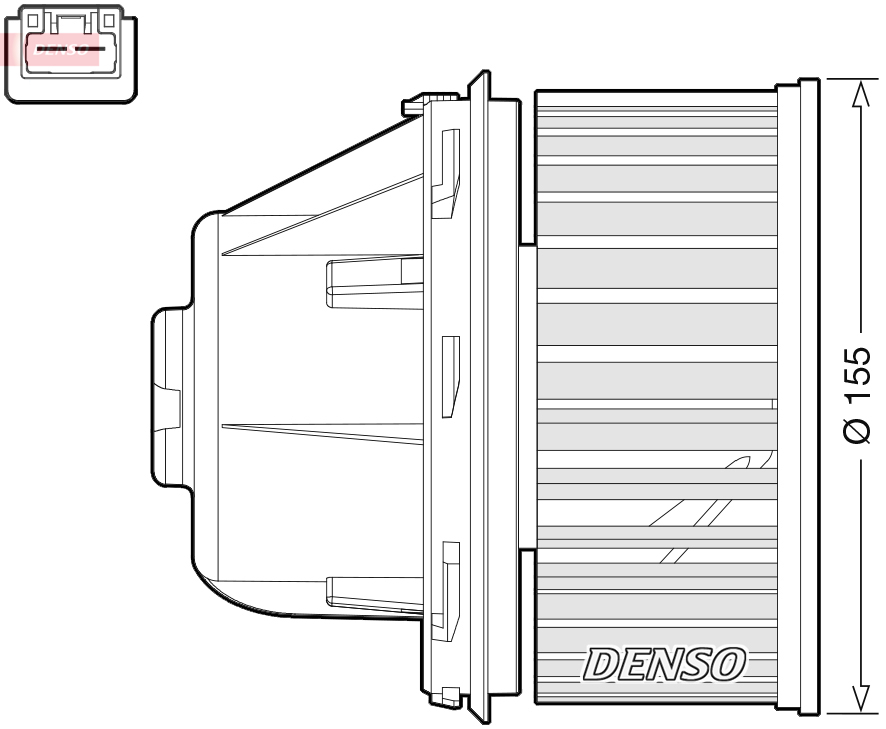 Vnútorný ventilátor DENSO