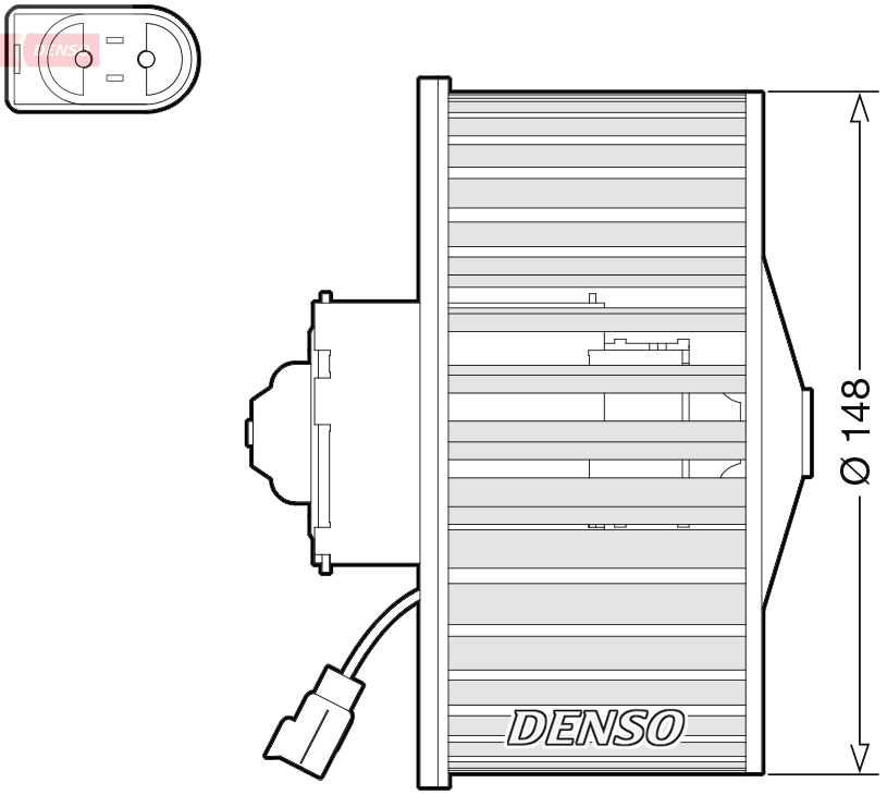 Vnútorný ventilátor DENSO