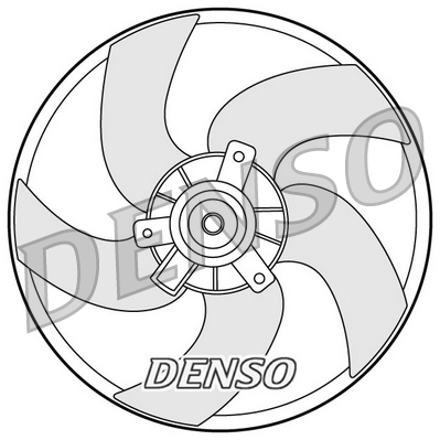 Ventilátor chladenia motora DENSO