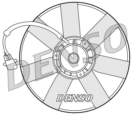 Ventilátor chladenia motora DENSO