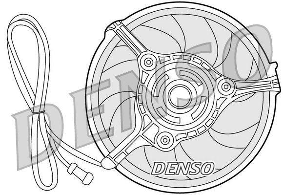 Ventilátor chladenia motora DENSO