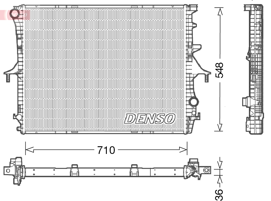 Chladič motora DENSO