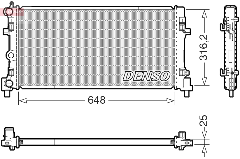 Chladič motora DENSO