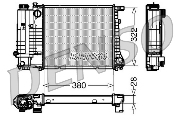 Chladič motora DENSO
