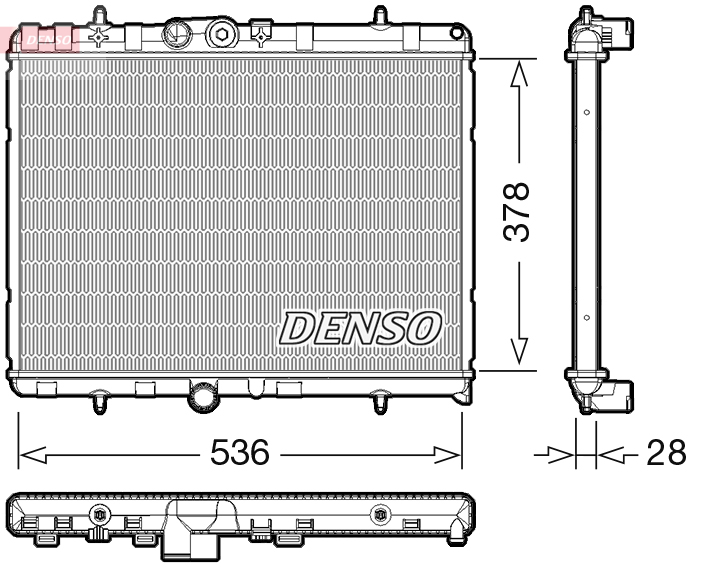Chladič motora DENSO