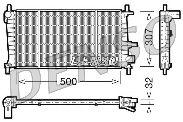 Chladič motora DENSO