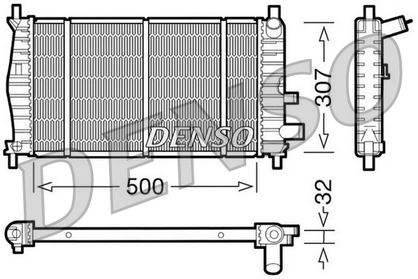 Chladič motora DENSO
