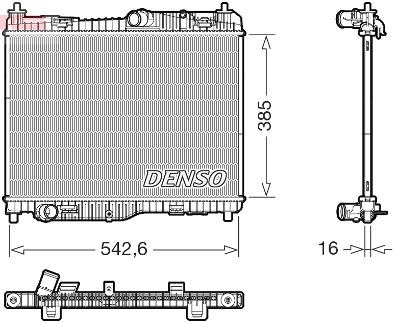 Chladič motora DENSO