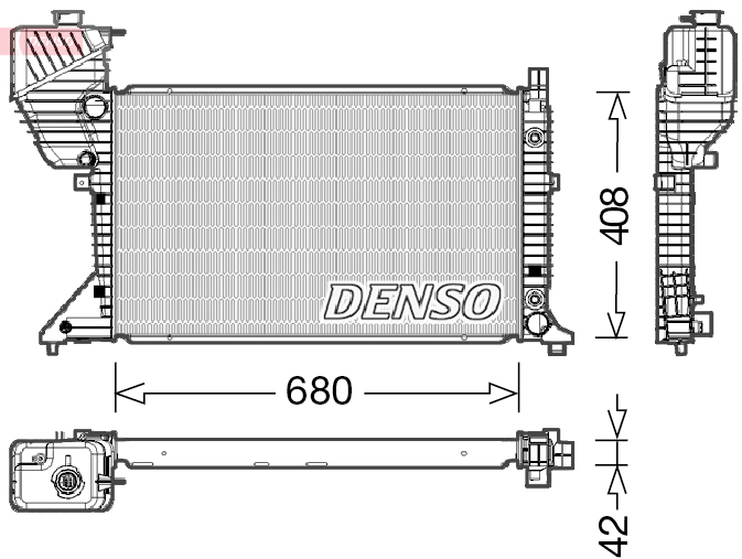 Chladič motora DENSO