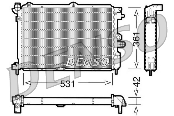 Chladič motora DENSO