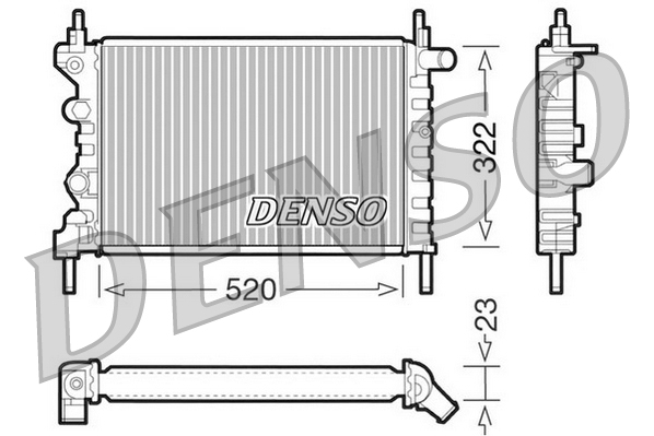 Chladič motora DENSO