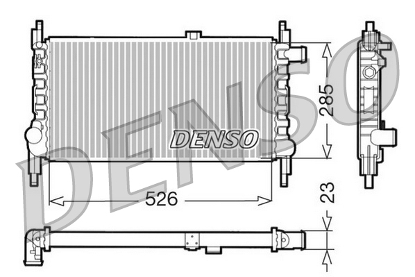 Chladič motora DENSO