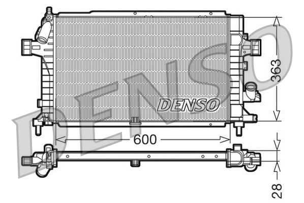 Chladič motora DENSO