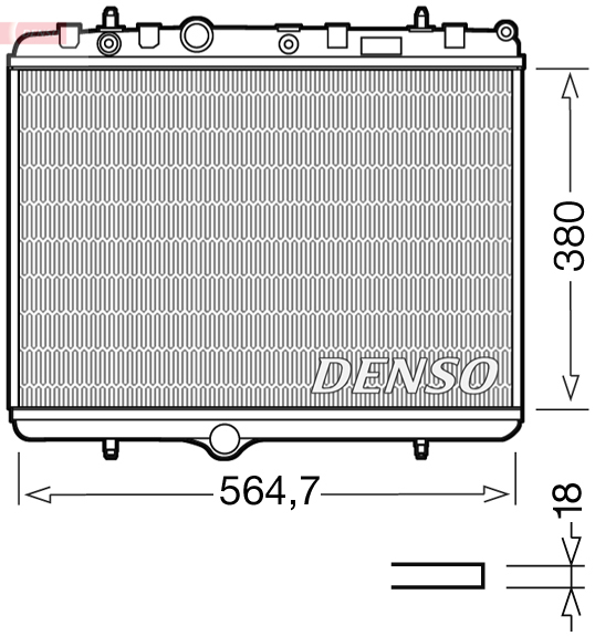 Chladič motora DENSO