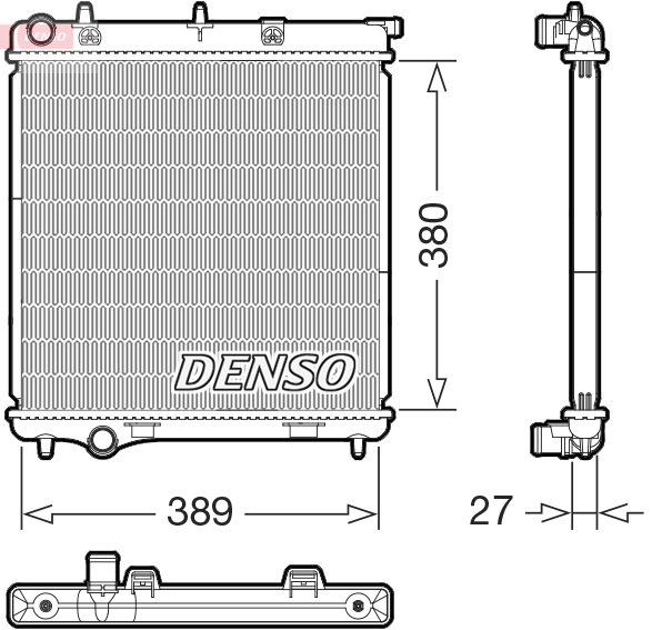 Chladič motora DENSO
